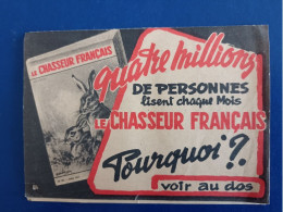 Le Chasseur Français. - Advertising