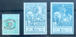 België, 1926, Nr 237/39, Postfris**, OBP 20€ - Unused Stamps