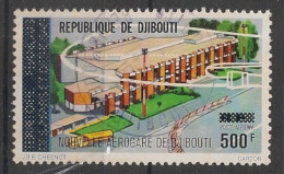 DJIBOUTI - 1977 - Poste Aérienne PA N°YT. 113 - Aérogare 500f - Oblitéré / Used - Gibuti (1977-...)