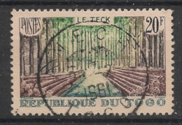 TOGO - 1959 - N°YT. 289 - Teck 20f - Oblitéré / Used - Togo (1960-...)