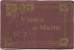 MALTE.  VIEWWS OF MALTA N 2  CARNET DE 6 CARTES - Malta