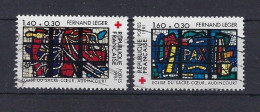 Vitraux, Sacré-Coeur, France 2175 + 2176 - Red Cross