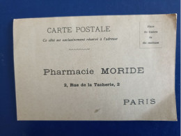 Pharmacie Moride . Paris. - Publicités