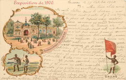 75 - Paris - Exposition De 1900 - Gallas - Correspondance - Colorisée - Précurseur - CPA - Oblitération Ronde De 1904 -  - Exposiciones