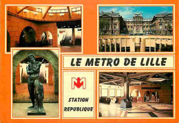 Trains - Métro - Métro De Lille - Multivues - CPM - Voir Scans Recto-Verso - U-Bahnen