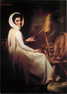 Art - Peinture - George Romney - The Spimtress Emma Hamilton At The Spinning Wheel - CPM - Carte Neuve - Voir Scans Rect - Malerei & Gemälde