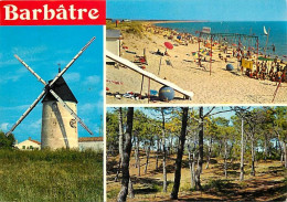 85 - Ile De Noirmoutier - Barbatre - Multivues - Scènes De Plage - Moulin à Vent - CPM - Voir Scans Recto-Verso - Ile De Noirmoutier