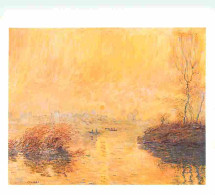 Art - Peinture - Claude Monet - Coucher De Soleil à Lavacourt - CPM - Voir Scans Recto-Verso - Malerei & Gemälde