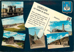 55 - Verdun - Champs De Bataille De La Guerre 1914-1918 - Multivues - CPM - Voir Scans Recto-Verso - Verdun