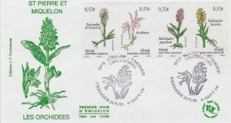 Saint Pierre Et Miquelon FDC 2006 Orchidées 871-874 - FDC