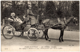 FRANCE PARIS LES FEMMES COCHER - Une Réplique à Watteau En 1907 - EMBARQUEMENT POUR L'ILE DE CYTHERE - Ambachten In Parijs