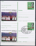 Germany 1997 Football Soccer, Sepp Herberger 100th Birthday Anniv. 2 Commemorative Postcards - UEFA European Championship