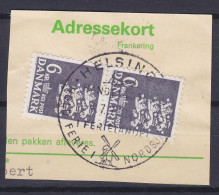 Denmark 1976 Mi. 625, 6.00 Kr. Kleines Reichswappen. Sonderstempel 'Ferie I Nordsjælland' HELSINGØR (Elsinore) 1977 Clip - Gebraucht