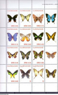 MDV-BK10-037 MINT ¤ SURINAME 2005 12w In Serie ¤ BUTTERFLIES PAPILLONS MARIPOSAS FARFALLE SCHMETTERLINGE VLINDERS - Schmetterlinge