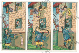 CH 19 - 11559 Comic, China, Litho - Old Postcard - Used - 1910 - Comics