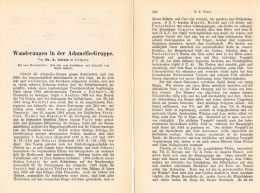 A102 1481 Schulz Compton Wanderungen Adamello Artikel 1887 - Other & Unclassified