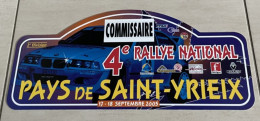 4e RALLYE NATIONAL  PAYS De SAINT-YRIEX    17- 18 Septembre 2005 - Rally-affiches