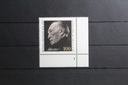 BRD 1601 Postfrisch Als Eckrand Mit Formnummer 1 #UH597 - Sonstige & Ohne Zuordnung
