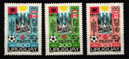 Uruguay 1313-1315 Postfrisch Fußball #IE010 - Uruguay