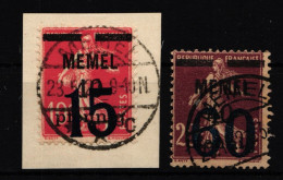 Memel 34-35 Gestempelt #IE291 - Memel (Klaipeda) 1923