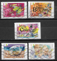 France 2016 Oblitéré Autoadhésif    N°  1233 - 1235 - 1236 - 1241 - 1243   "  L'ouie  " - Used Stamps