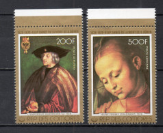 COMORES  PA N° 137 + 138   NEUFS SANS CHARNIERE COTE 8.50€   DURER PEINTRE TABLEAUX ART - Komoren (1975-...)