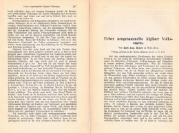 A102 1485 Reiser Allgäu Volkssagen Mythologie Sagen Artikel 1888 - Otros & Sin Clasificación