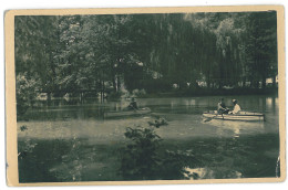 RO 94 - 13538 RM. VALCEA, Romania, Lacul ZAVOI - Old Postcard, Real PHOTO, CENSOR - Used - 1943 - Roumanie