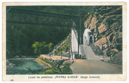 RO 94 - 13627 ARMENIS, Caras-Severin, Romania, Old Car, Bridge - Old Postcard - Used - 1930 - Roemenië