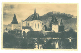 RO 94 - 17344 BIERTAN, Sibiu, Fortress, Romania - Old Postcard, Real PHOTO - Unused - 1936 - Roemenië