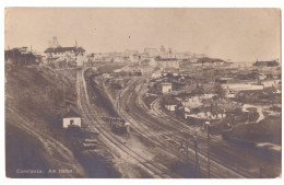 RO 94 - 20733 CONSTANTA, Railway, Harbor, Romania - Old Postcard, Real Photo - Unused  - Romania