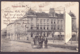 RO 94 - 23668 TIMISOARA, Leporello, Romania - Old 10 Mini Photocards - Used - 1909 - Roumanie