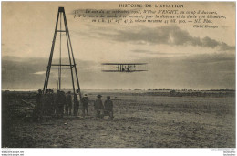 WILBUR WRIGHT AU CAMP D'AUVOURS EN 1908 - Aviatori