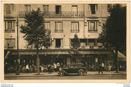 PARIS XVII  AVENUE DE VILLIERS BRASSERIE CHAMPERET AVEC VIEILLE AUTOMOBILE - District 17