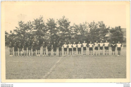 CARTE PHOTO DE DEUX EQUIPES DE FOOTBALL - Fútbol