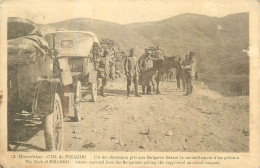 MILITARIA  Macédoine  Col De Pizadiri Chameau Pris Aux Bulgares Ravitaillement D'un Peloton  2 Scans - Documenti