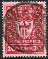 Deutsches Reich 1922: "GEWERBESCHAU MÜNCHEN 1922" Michel-Nr. 204 Mit ⊙ HAMBURG FREIHAFEN 17.8.22 (leider Ungeprüft) - Used Stamps