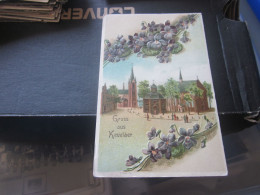 Gruss Aus Kevelear Old Litho Embossed Postcards - Kevelaer