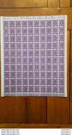 PLANCHE DE 100 TIMBRES DEUTSCHE POST  6 PFENNIG - Other & Unclassified