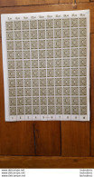 PLANCHE DE 100 TIMBRES DEUTSCHE POST  30 PFENNIG - Autres & Non Classés