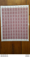 PLANCHE DE 100 TIMBRES DEUTSCHE POST  15 PFENNIG - Sonstige & Ohne Zuordnung