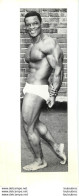 PHOTO HOMME EN MAILLOT DE BAIN CULTURISTE CULTURISME  11 X 28 CM - Sporten