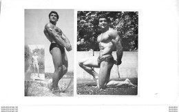 HOMME EN MAILLOT DE BAIN CULTURISME CULTURISTE  30X18CM - Autres & Non Classés