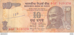 BILLET  INDIA 10  TEN RUPEES - Inde