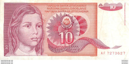 BILLET   YOUGOSLAVIE  10 - Yugoslavia