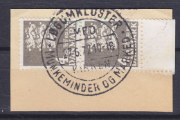 Denmark 1969 Mi. 484, 4.00 Kr Kleines Reichswappen Sonderstempel 'Kirken, Munkeminder Og Marked' LØGUMKLOSTER 1977 Clip - Gebruikt