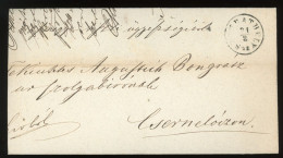 HUNGARY > SLOVENIA  Nice Letter  Szombathely > Muraszombat>Alsólendva 1871. - Slovénie