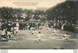 MARCIGNY FETE DES ECOLES 18 JUIN 1905 LA CONCORDIA PENDANT LA COLLATION Ref1 - Autres & Non Classés