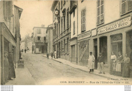 MARCIGNY RUE DE L'HOTEL DE VILLE - Autres & Non Classés