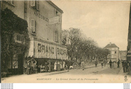 MARCIGNY  LE GRAND BAZAR ET LA PROMENADE - Autres & Non Classés